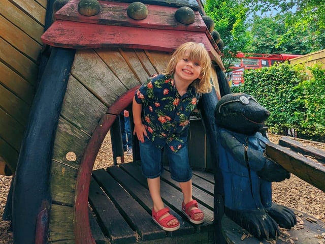 Realms of Camelot play park at Tropical Butterfly House