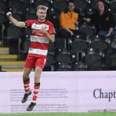 George Miller celebrates his second goal against Hull. Picture: Howard Roe/AHPIX LTD