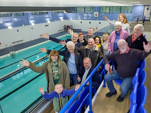 DCLT board members and team were joined by Mayor Ros Jones, local councillors, representatives from Askern Town Council and Norton and Campsall Parish Council visit Askern ahead of today’s reopening. Picture: Shaun Flannery