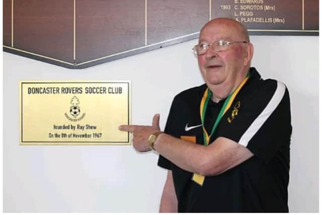 Ray Shew founded Doncaster Rovers Soccer Club in 1967 and named it after Doncaster Rovers. (Photo: DRSC).