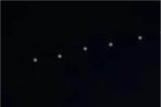 The lights were spotted over South Yorkshire. (Photo: YouTube).