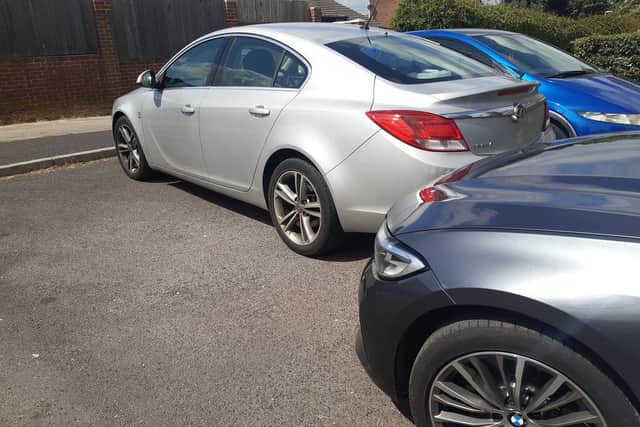 The Vauxhall was finally caught in Rotherham