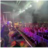 Tony Christie delights the fans at DN One Live. (Photo: DN Events).