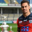 Misi Taulapapa, pictured during his time at Featherstone Rovers.