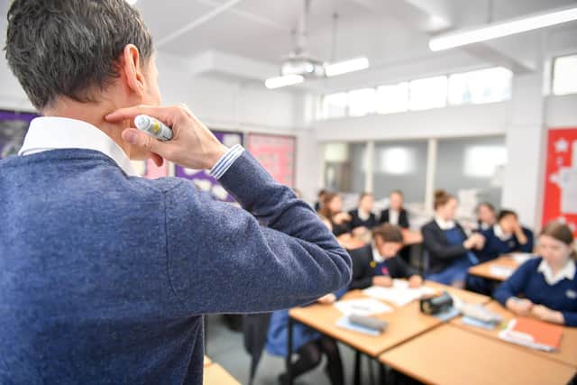 Of the 2,718 teachers in state-funded schools in Doncaster just 630 of them are men