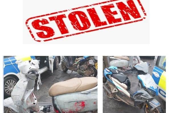 The stolen bikes were seized in Dunscroft.