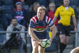 On the fly: Alex Dolly is focusing on matters on the pitch rather than off it (Picture: Tony Johnson)