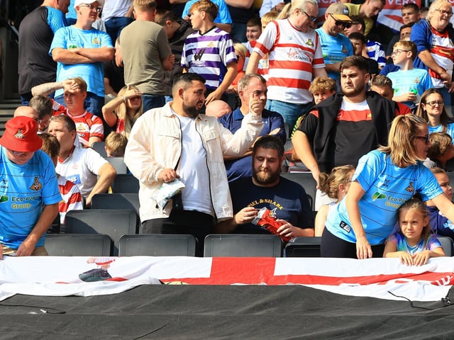 Doncaster Rovers fans backed their side all the way to a fine point at MK Dons.