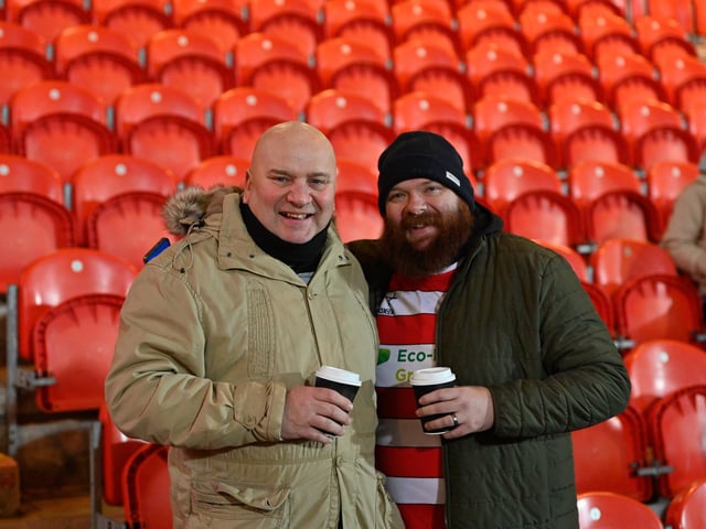 Doncaster Rovers exited the FA Cup after a battling 2-0 defeat against Crystal Palace.