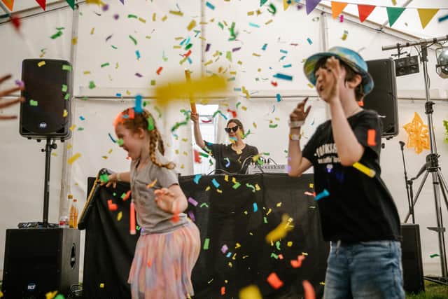 Into the Trees will play host to family activities including a kids rave, games, arts and crafts and much more.  Photo: LIV WILLIAMS/FANATIC and TRAMLINES 2021