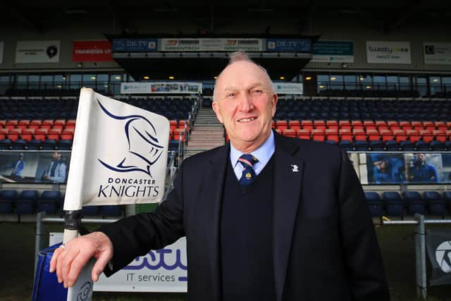 Steve Lloyd, Doncaster Knights president and co-benefactor (Picture: Chris Etchells)