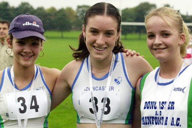 Michelle Lord, Emma SLlater-Clayton, Sarah Devonshire all competed in a half marathon in 2001. They came top 3.