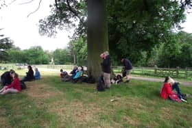 Picnic by a lake