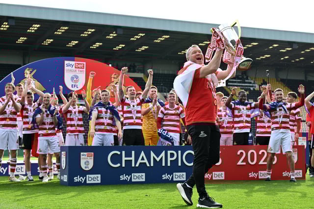 Rovers were crowned champions with victory at Notts County.