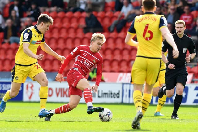 Loanee midfielder Matt Smith, 21, featured in 43 of Rovers' 46 league games.