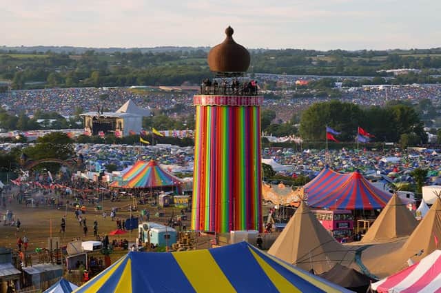 Glastonbury Music Festival has been prosecuted twice for environmental crimes. The most recent prosecution was in 2016 for pollution offences that saw 20,000 gallons of human sewage leak into the Whitelake River. The outcome was a £12,000 fine. Image: Shutterstock