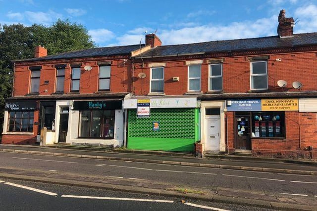 Retail premises occupying a prominent position on Blackpool Road and forming part of the Lane Ends shopping area - £100,000.