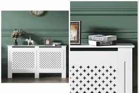 The white supremacy 'books' were spotted being used to sell a radiator cabinet on the B&Q website by a shocked Doncaster shopper.