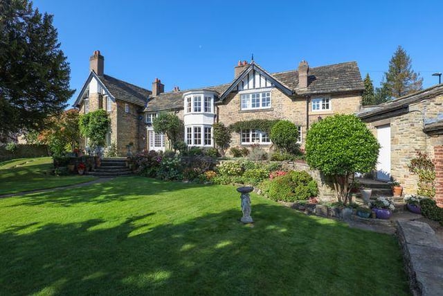 This six bedroom property on the edge of the Peak District has beautiful fireplaces and a series of outbuildings. Marketed by Redbrik Estate Agents, 0114 446 9168.