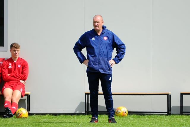 After nearly two decades working as a coach and assistant manager, including at Falkirk, the former Bairns midfelider took up the role of Hamilton Accies gaffer in 2019.
