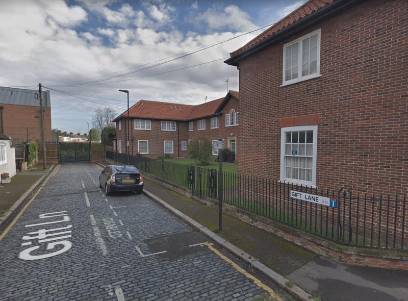 Homes on streets with Gift in the name, such as Gift Lane, West Ham, in the London Borough of Newham, sold for an average of £247,650, five per cent below the national average.