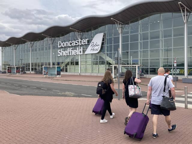 Doncaster Sheffield Airport.