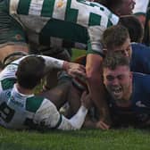 George Edgson scored a hat trick of tries for Doncaster Knights in their victory over Nottingham last weekend. Picture: Andrew Roe/AHPIX LTD