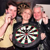 Whether you scored a bullseye or bag o' nuts see who you can spot in these retro darts pictures