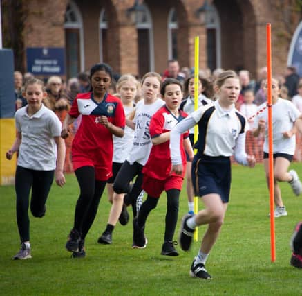 More than 250 children took part in the event.