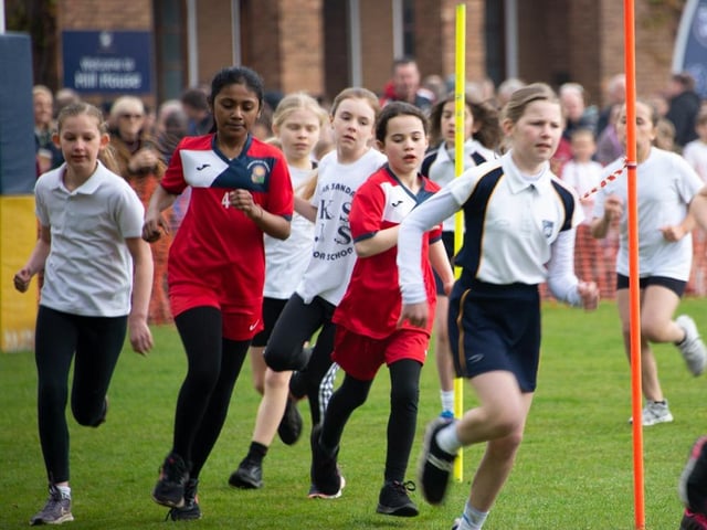 More than 250 children took part in the event.