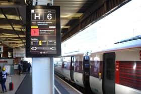 LNER Doncaster digital screen trial