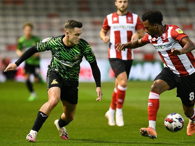 Can hopefully take heart from his involvement in both goals against Lincoln.