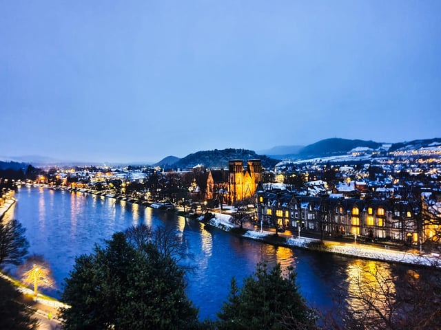 Brian Oliver took this picture of a view over the River Ness in Inverness.