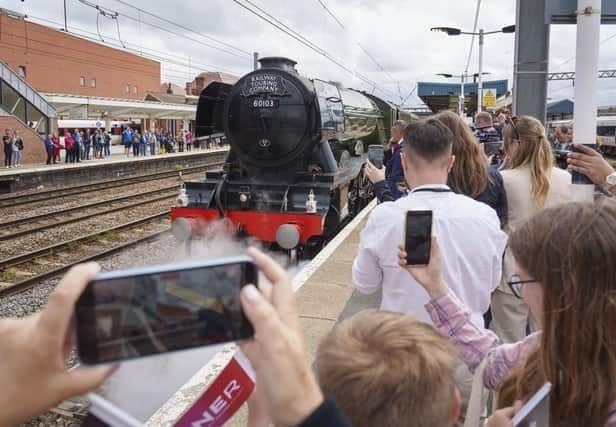 The Flying Scotsman returned to Doncaster earlier this month