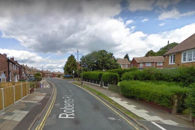 Two homes were damaged on Roberts Road, Edlington, Doncaster