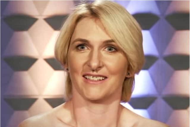 Doncaster woman Janine appeared on Naked Attraction. (Photo: Channel 4/Naked Attraction).