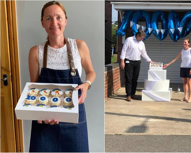 Lyndsey has baked a whopping 10,000 cakes during lockdown.