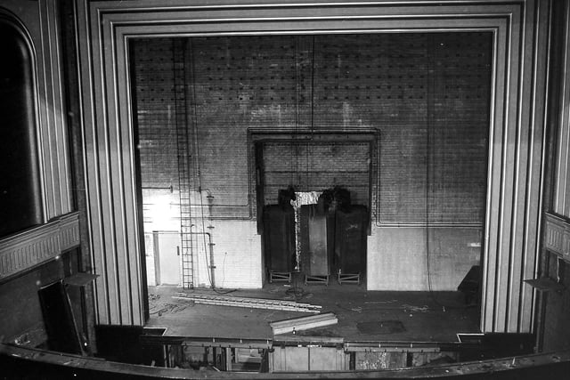 Inside the old Granada Cinema, which was on West Gate in Mansfield until it closed in 1973.