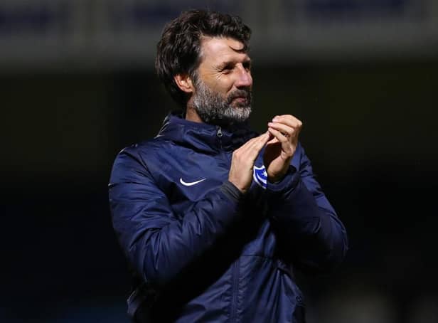 Portsmouth boss Danny Cowley. Photo by Jacques Feeney/Getty Images