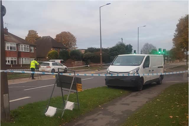 Barnsley Road in Scawsby was the scene of a fatal road accident in the early hours of this morning.