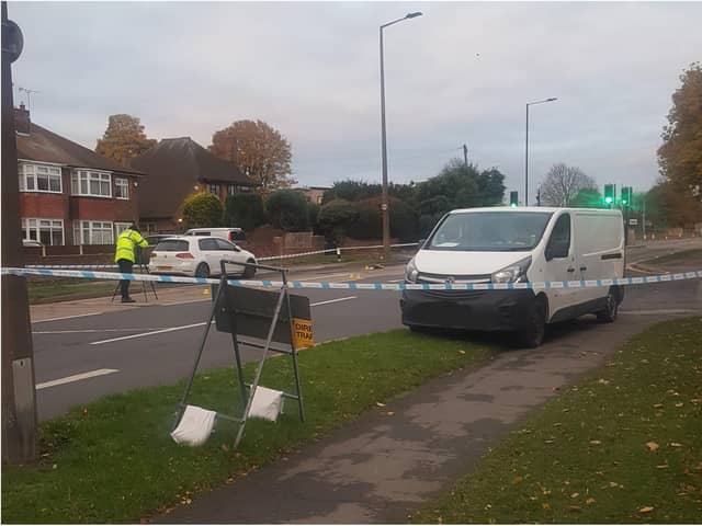 Barnsley Road in Scawsby was the scene of a fatal road accident in the early hours of this morning.