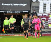 Tom Anderson leads Rovers out at the London Stadium. Picture: Gareth Williams/AHPIX