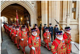 Peter Saul was regimental sergeant major of the Yeoman of The Guard. (Photo: House of Lords/Annabel Moeller).