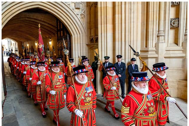 Peter Saul was regimental sergeant major of the Yeoman of The Guard. (Photo: House of Lords/Annabel Moeller).