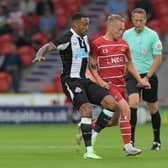 Louis Reed on trial for Doncaster Rovers against Newcastle United. Picture: Howard Roe/AHPIX