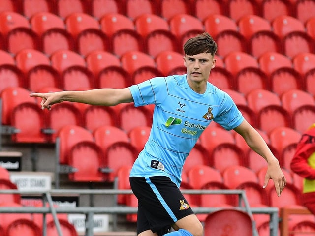 The promising young defender signed his first professional deal earlier this season and January saw him sent out to Northern Premier League Premier Division side Whitby Town for a month's work experience.