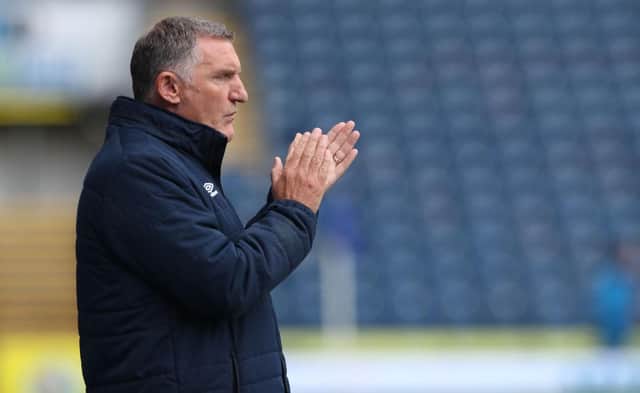 Blackburn Rovers boss Tony Mowbray