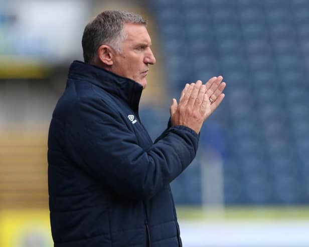 Blackburn Rovers boss Tony Mowbray