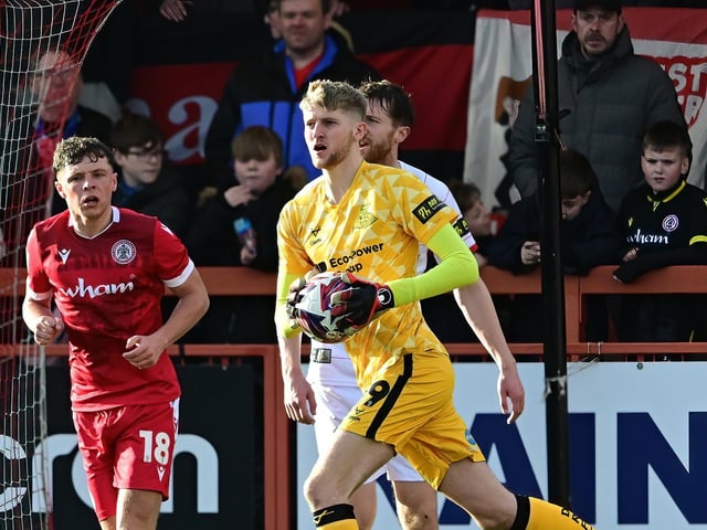 Was alert first half to act as a sweeper-keeper and largely untroubled all afternoon in truth.