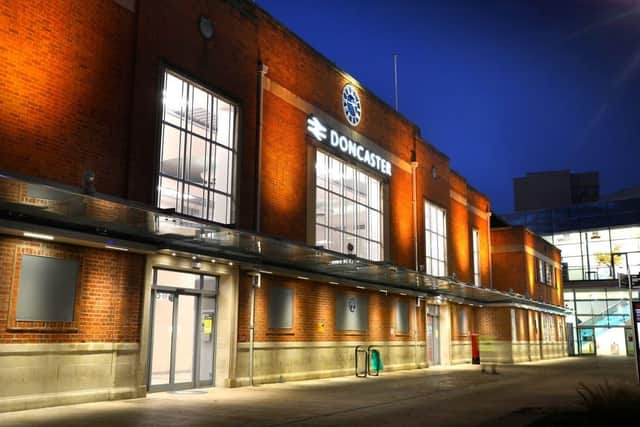 More than 100 passengers were stranded at Doncaster railway station following flooding.